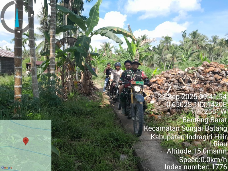 Patroli Siskamling di Wilayah Koramil 07/RTH: Sinergi TNI-Polri dan Warga