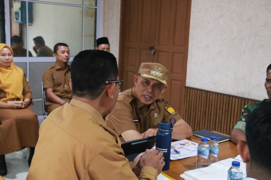 Ikut Rakor Inflasi Virtual, Bupati Herman Siapkan Langkah Jaga Harga di Inhil