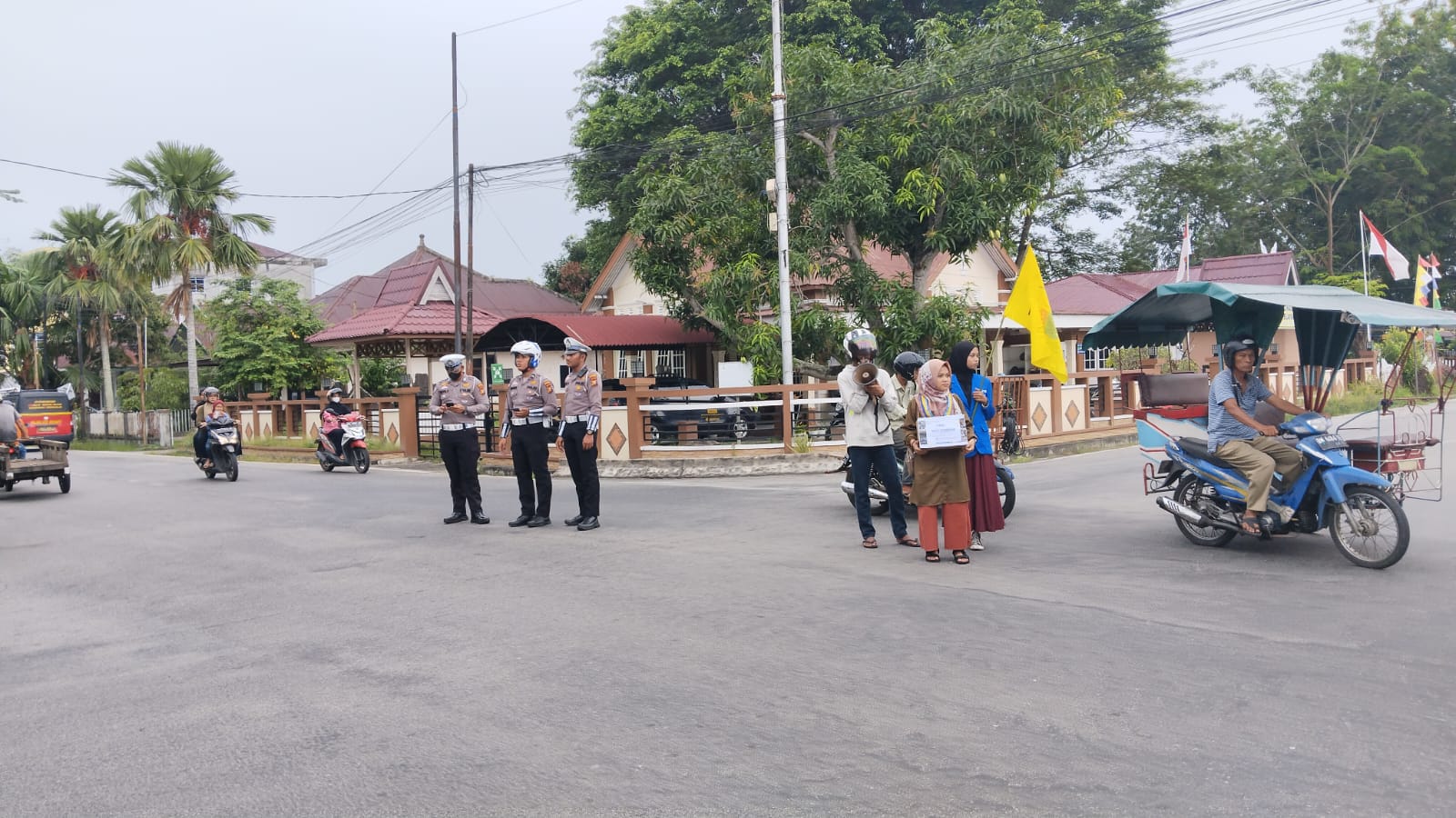 Aksi Peduli Sesama,  PC PMII Kepulauan Meranti Turun Galang Dana Untuk Gempa di Cianjur