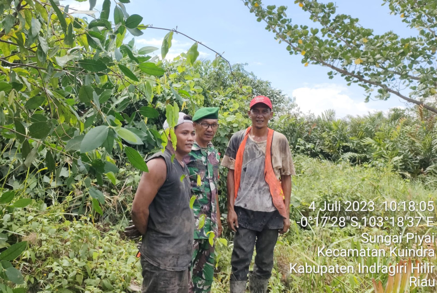 Babinsa Koramil 04/Kuindra Antisipasi Kebakaran di Wilayah Melalui Patroli