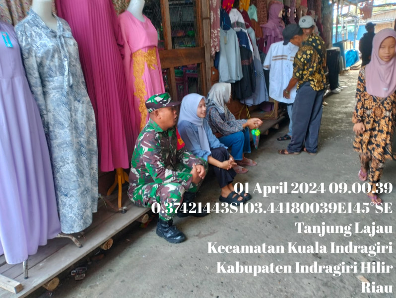 Selama Ramadhan, Babinsa Koramil 04/Kuindra Jalin Kedekatan Dengan Masyarakat