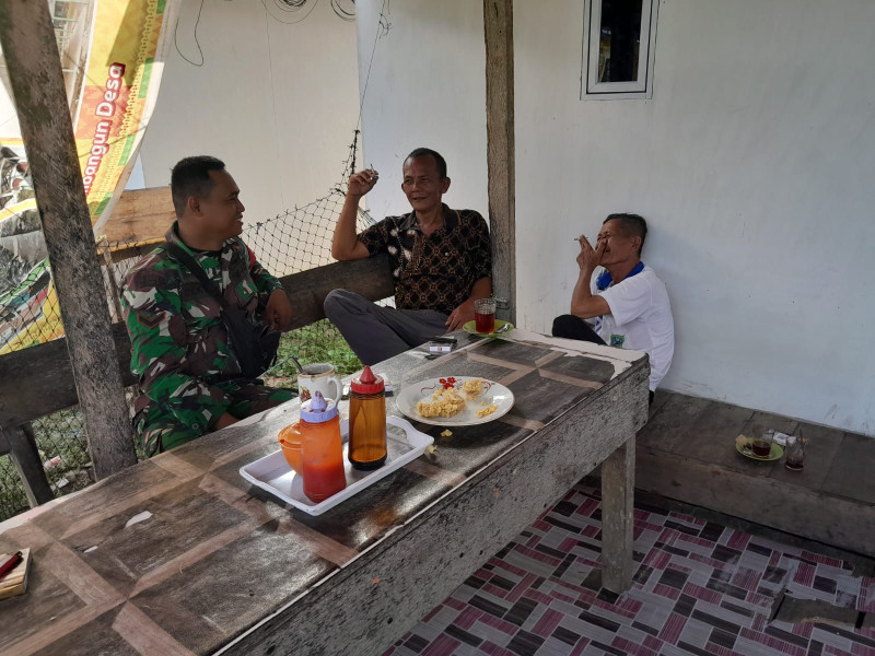 Pererat Sinergitas dan Kedekatan di Wilayah, Babinsa 05/Gas Komsos Bersama Warga Binaan