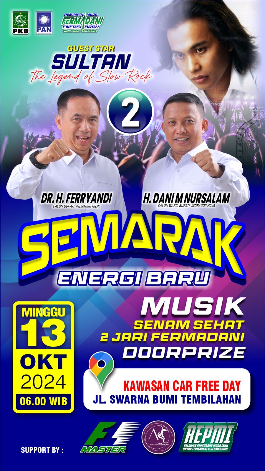 Senam Sehat Bersama Sultan, Ayo Meriahkan Semarak Energi Baru