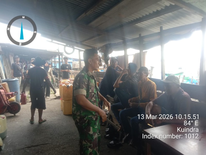 Babinsa Koramil 04/Kuindra; Komsos Ini Sarana Ciptakan Saling Asah, Asih, dan Asuh Bersama Warga Binaan