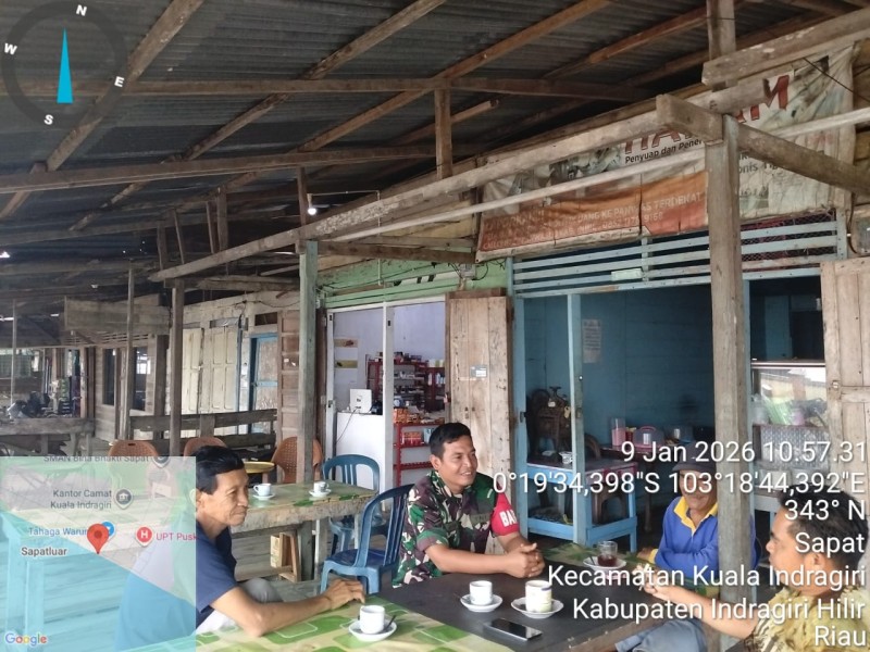 Komsos Babinsa Koramil 04/Kuindra, Tanamkan Nilai-nilai Luhur Pancasila ke Warga Binaan