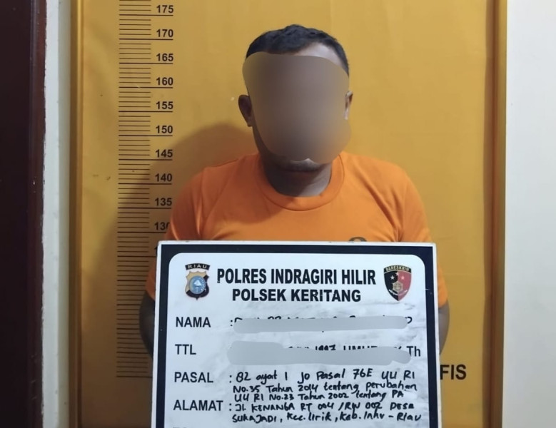 Supir Bus Cabuli Anak Sekolah, Berhasil Diamankan Polsek Keritang