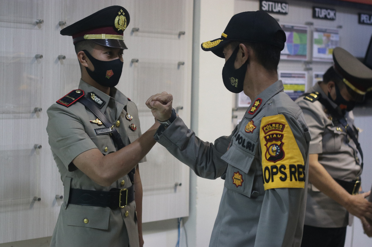 Sah! Polisi Muda 23 Tahun ini Resmi Menjabat Sebagai Kapolsek Tembilahan
