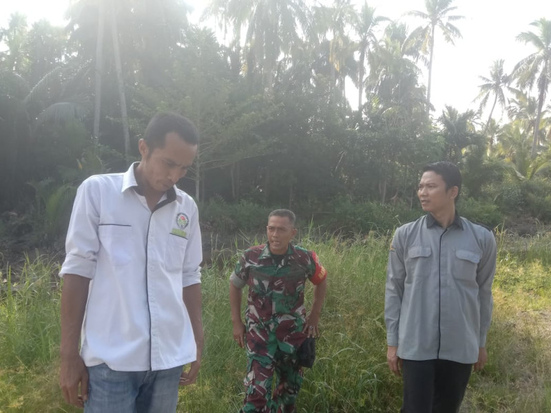 Babinsa Koramil 04/Kuindra Terus Adakan Pencegahan Terhadap Karlahut di Binaan