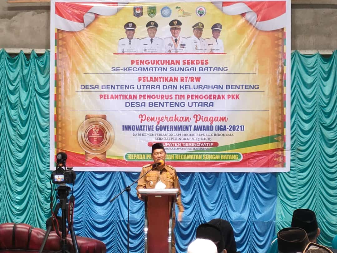 Personil Koramil 07/Reteh Dampingi Kunjungan Kerja Wabup Inhil