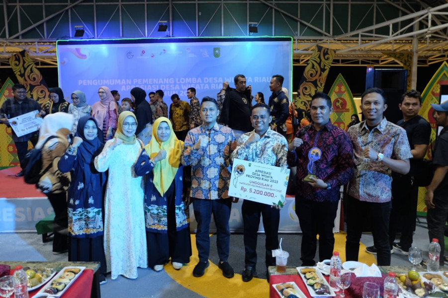 Desa Sungai Luar terpilih sebagai unggulan II Apresiasi Desa Wisata Riau 2023