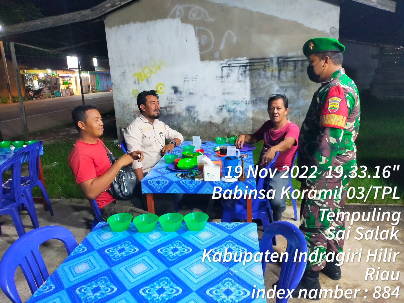 BABINSA KORAMIL 03/TEMPULING AKTIF PATROLI MALAM DI WILAYAH 