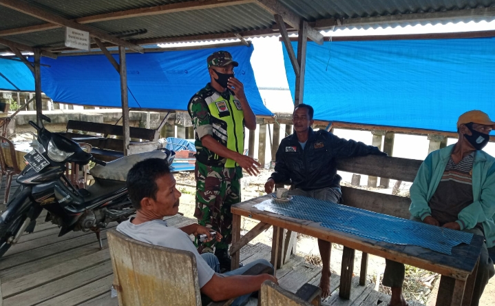 Terus Aktifkan Himbauan Kepada Masyarakat Oleh Koramil 04/Kuindra