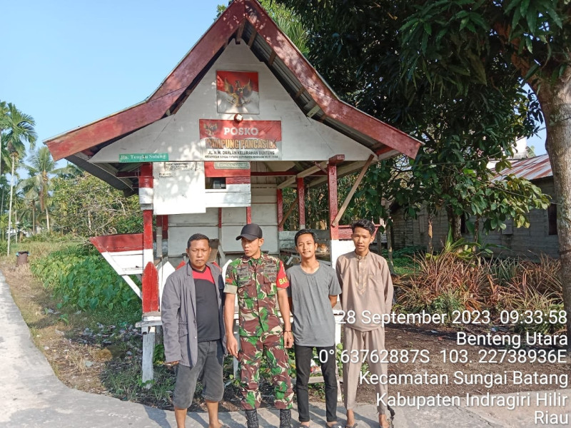 Melalui Komsos, Koramil 07/Reteh Terus Tingkatkan Hubungan Yang Harmonis di Wilayah