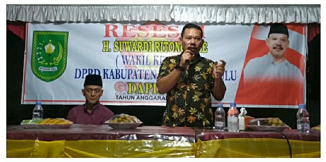 Pimpinan DPRD Inhu Suwardi Ritonga Serap Aspirasi Masyarakat Saat Gelar Reses