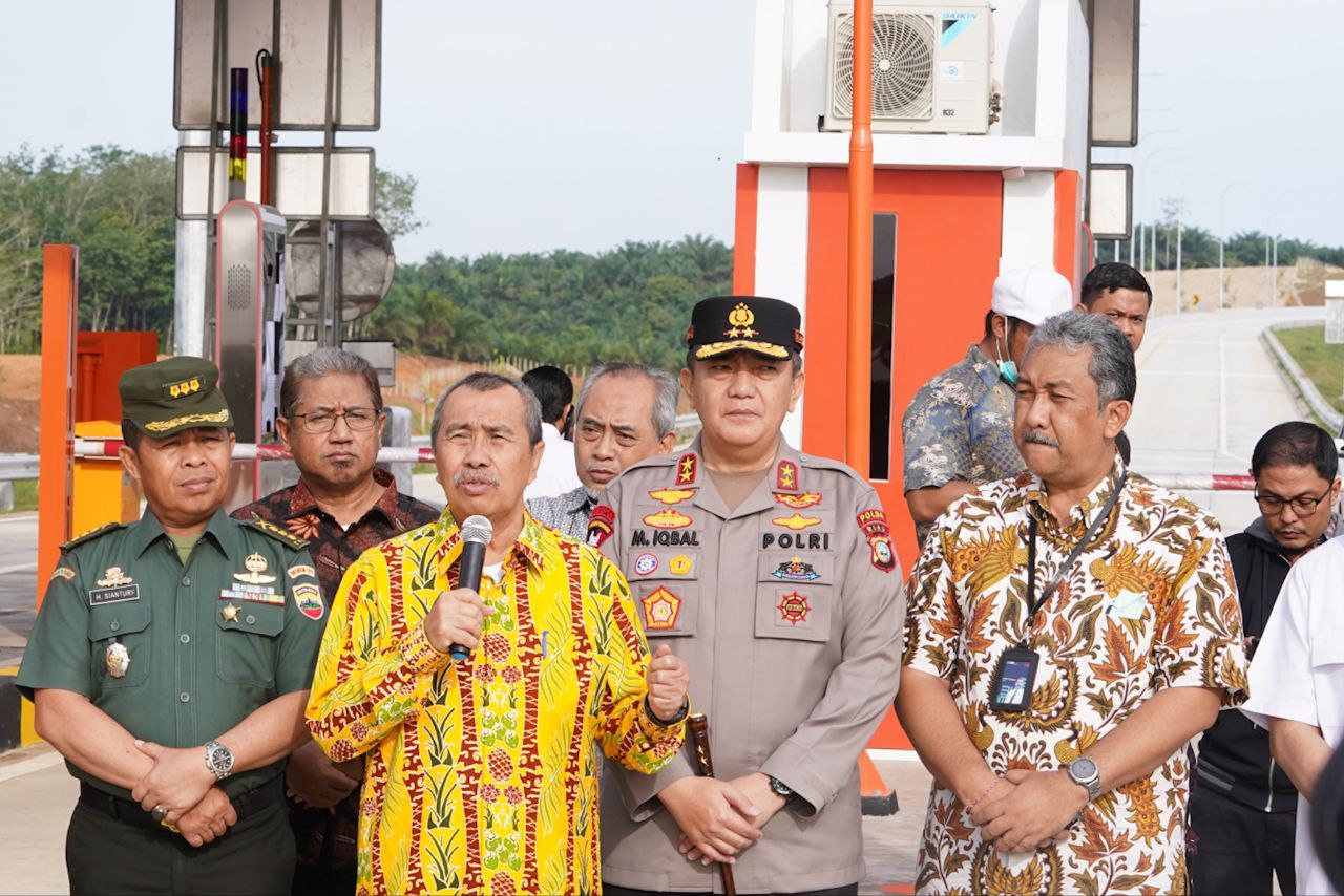 Gubernur Riau Syamsuar Uji Coba Tol Pekanbaru-Bangkinang, Ini Katanya