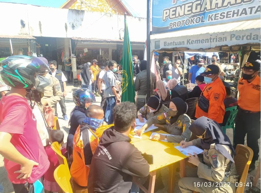 27 Orang Melanggar Prokes, 7 Di Antaranya Membayar Denda Yang Dilakukan Oleh Satpol PP Inhil