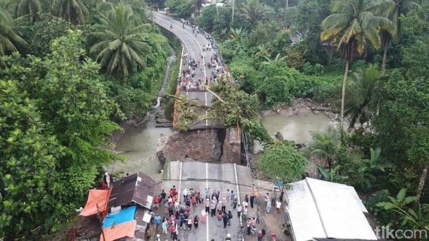 Jembatan Darurat Padang-Bukittinggi Belum Rampung, Uji Coba Ditunda