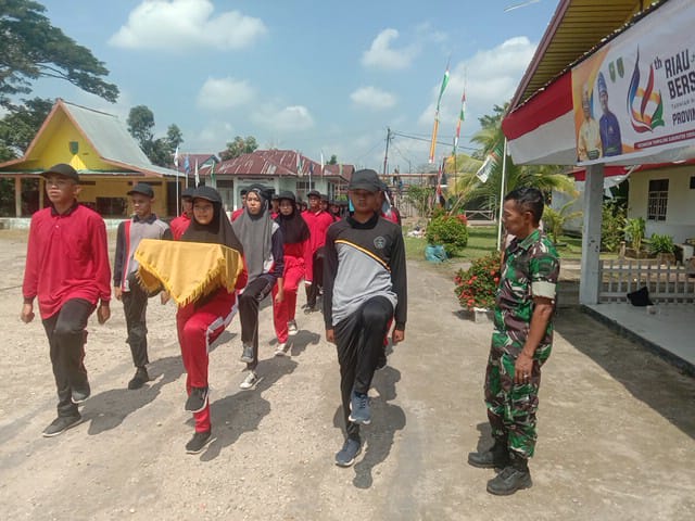 Danramil 03/Tpl cek Kesiapan Anggota Paskibraka