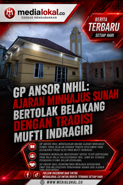 Masyarakat Jl. H. Chalid Sungai Beringin Tolak Operasional Masjid Minhajus Sunah Tembilahan, Diduga Mengusung Aliran Anti-Aswaja