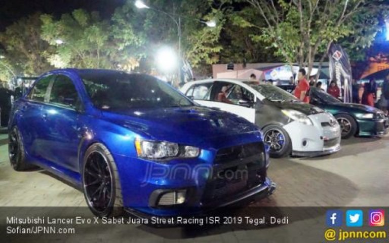 Mitsubishi Lancer Evo X Sabet Juara Street Racing ISR 2019 Tegal