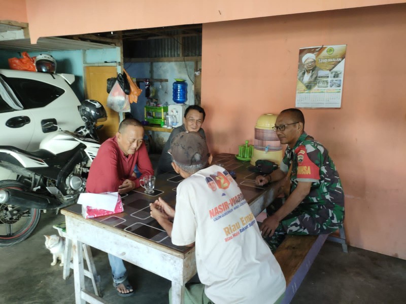 Sertu Ichlas Manalu, Babinsa Koramil 03/Tpl yang Menghubungkan dan Mengabdi di Desa Sungai Gantang