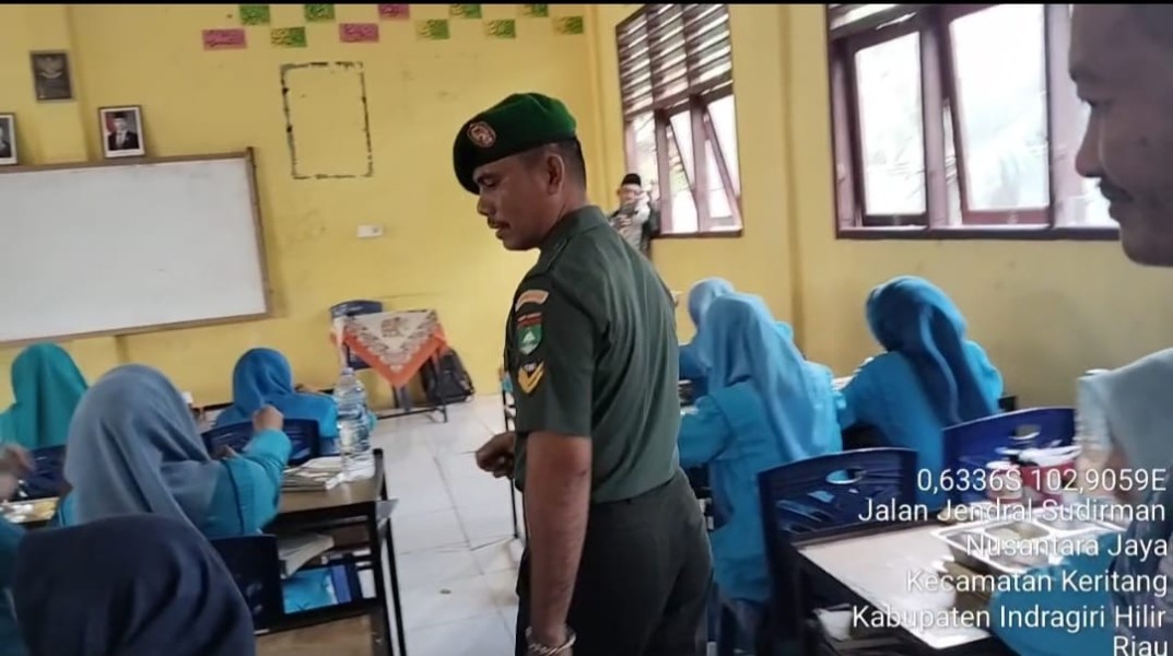 Didampingi Koramil 09/Kemuning, 553 Orang Terima Manfaat dari Kegiatan MBG di Desa Lintas Utara