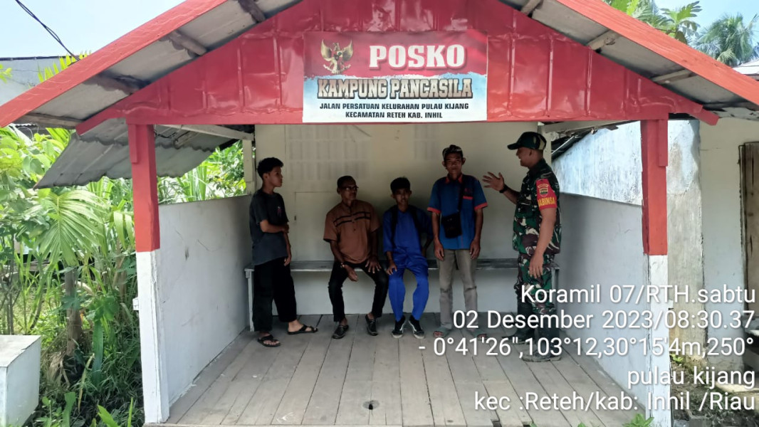 Koramil 07/Reteh Serda Johansah Mensosialisasikan Bahaya Narkoba dan Judi Online Kepada Masyarakat