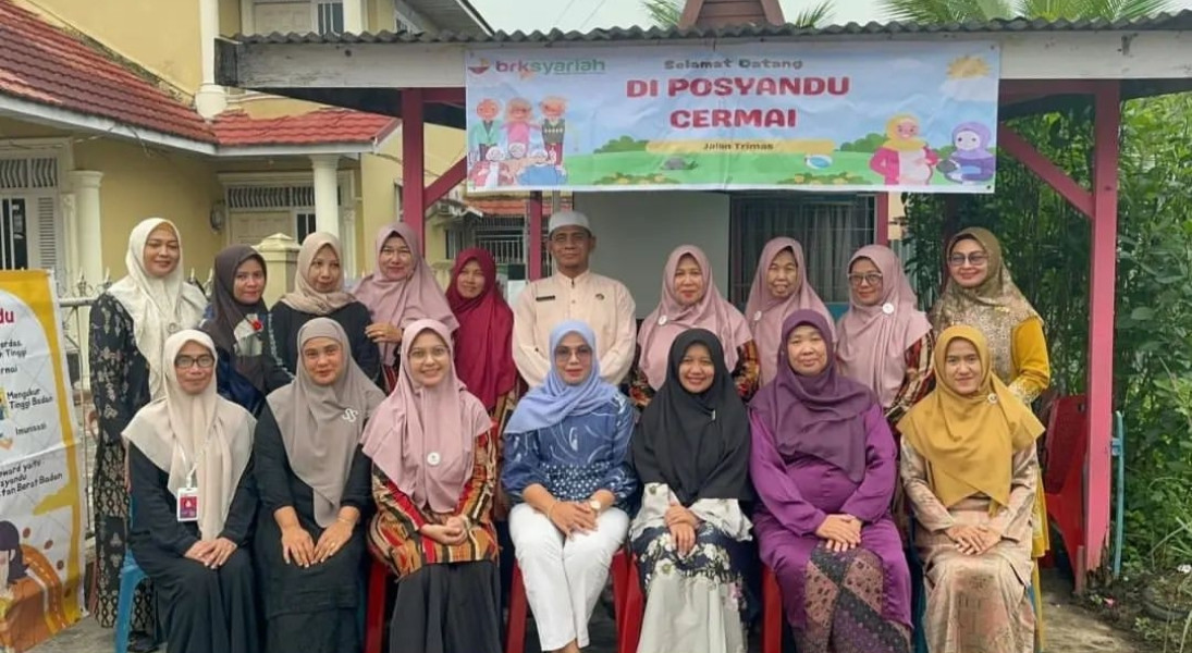 Tim Dinkes Inhil Gelar Penilaian Kader Posyandu Berprestasi di Posyandu Cermai