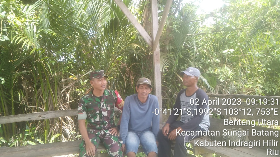 Koramil 07/Reteh Praka Edi Sutrisno Berikan Informasi Tentang Bahaya Narkoba