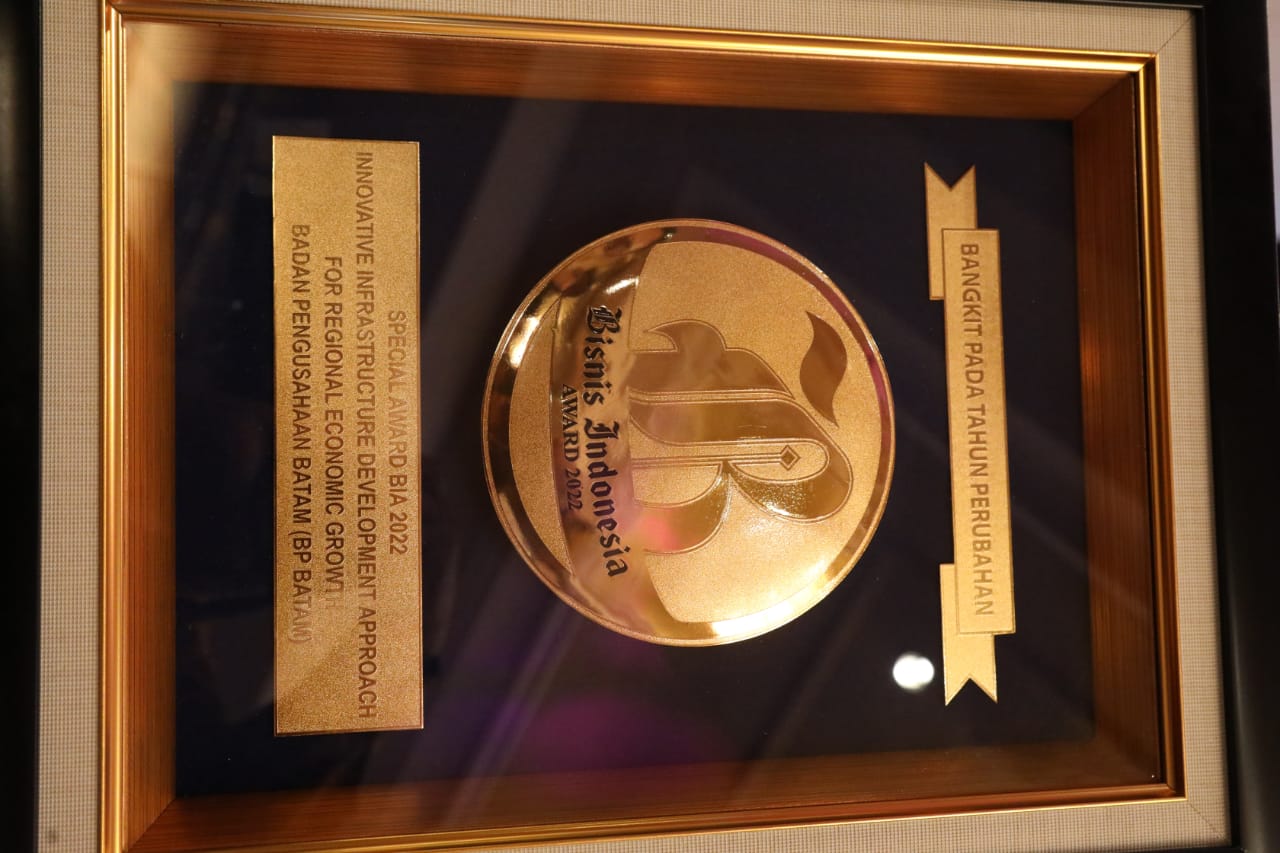 Gencar Bangun Infrastruktur, BP Batam Raih Penghargaan Bergengsi