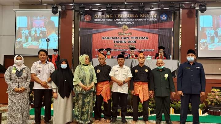 Wakil Walkot Tanjungbalai Hadiri Sidang Terbuka Senat Stikes Sakinah Husada 