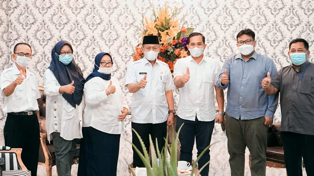 Plt Wali Kota Waris Thalib Terima Kunjungan GM Pelindo Cabang Tanjungbalai Asahan