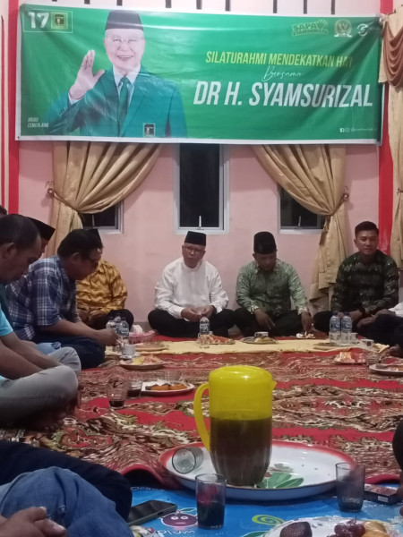 DPR Provinsi Riau Dr.H.Syamsurizal Silahturahmi Bersama Ikatan Keluarga Batak Islam Meranti (IKBIM)