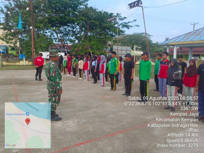 Serka N. Sipayung, Babinsa Koramil 03/Tempuling, Terus Berjuang Melatih Paskibraka Di Kecamatan Kempas