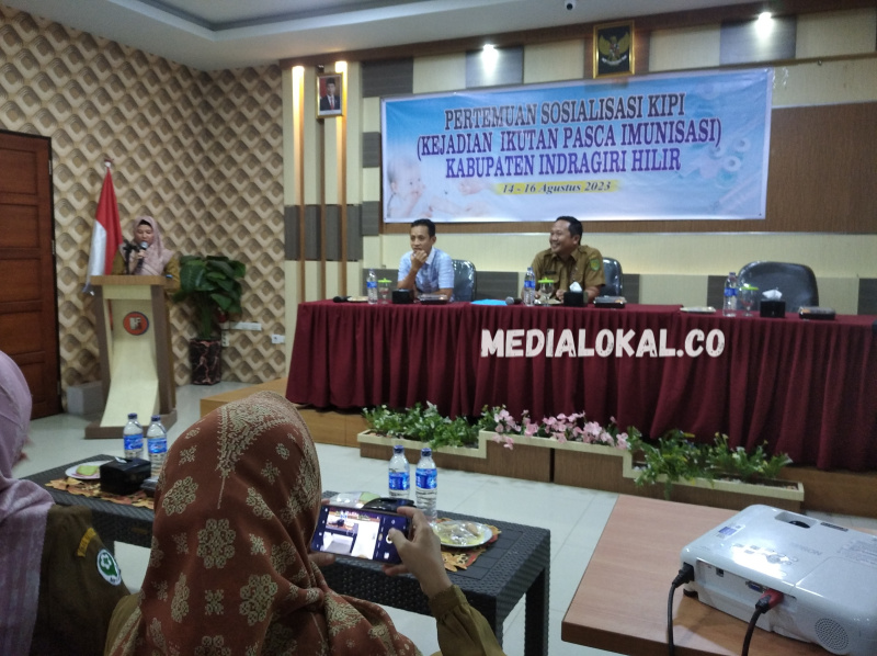Dinas Kesehatan Kabupaten Indragiri Hilir Sosialiasi KIPI