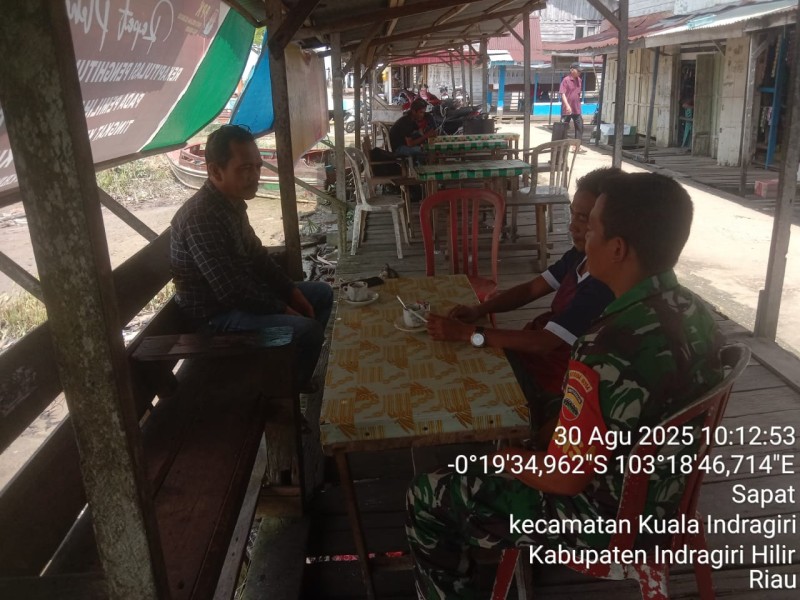 Pupuk Jiwa Budi Pekerti Luhur Pancasila, Babinsa Koramil 04/Kuindra Rutin Lakukan Komsos