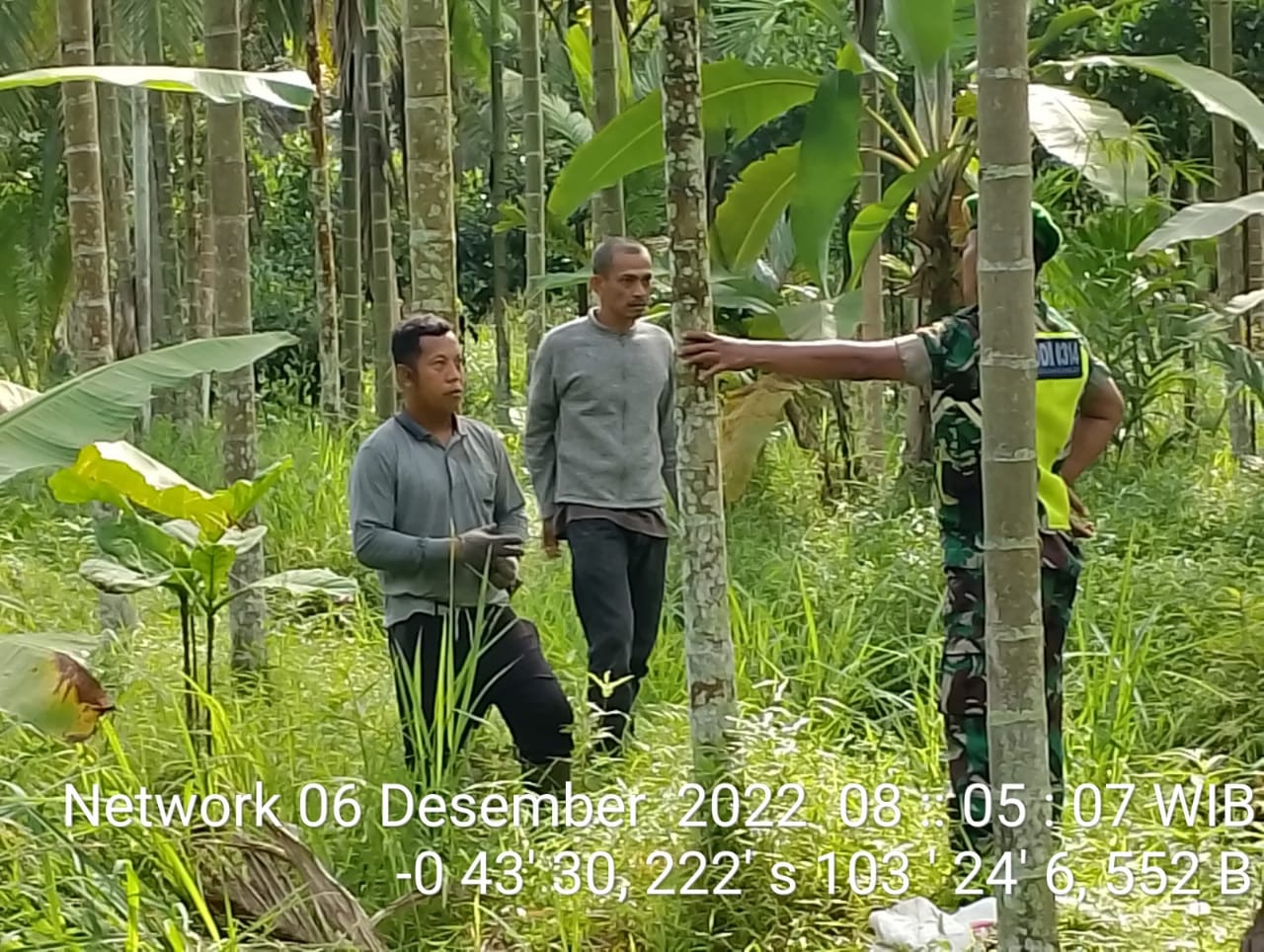 Sosialisasi Karlahut Bersama Babinsa Koramil 07/Reteh di Binaan