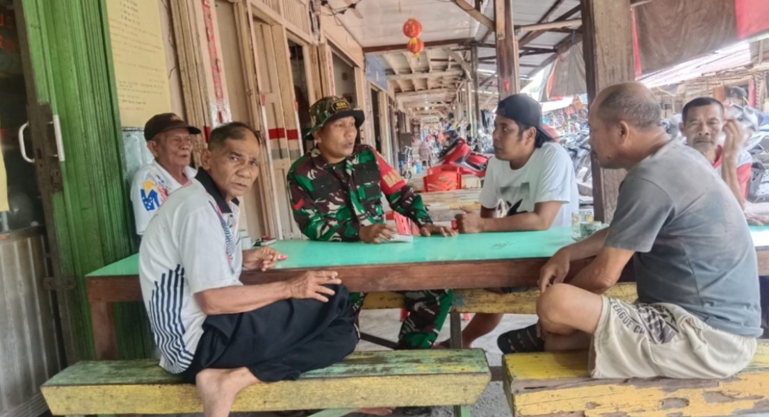 Bhabimsa Koramil 05/GAS Koptu Umar Nasution Rutin Laksanakan Giat Komsos bersama Warga Binaan