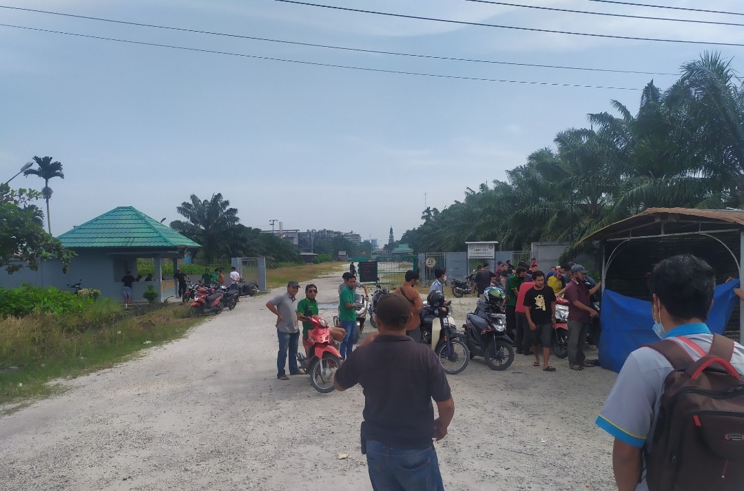 Karyawan PT ASI di Inhil Menjerit, Perusahaan Nunggak Gajih Karyawan