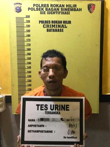 Edarkan Sabu di Kamar Hotel Angrek, Pelaku di Amankan Polsek Bagan Sinembah
