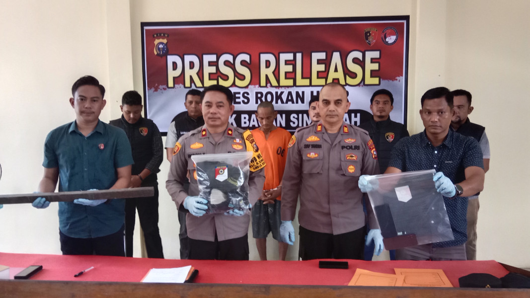 Polsek Bagan Sinembah Gelar Press Rilis Kasus Penemuan Mayat Dalam Sumur