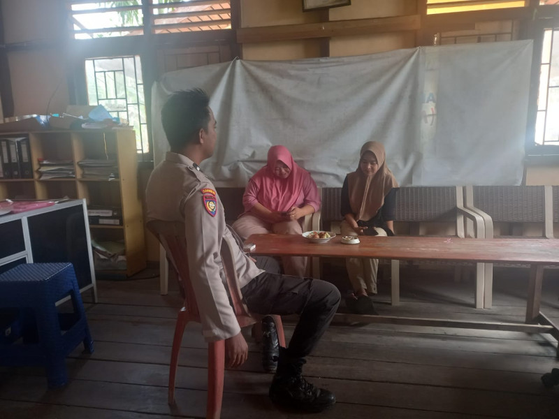 Kegiatan Sambang Dalam Rangka Ops Mantap Brata 2023 - 2024 di Wilayah Hukum Polsek Gaung