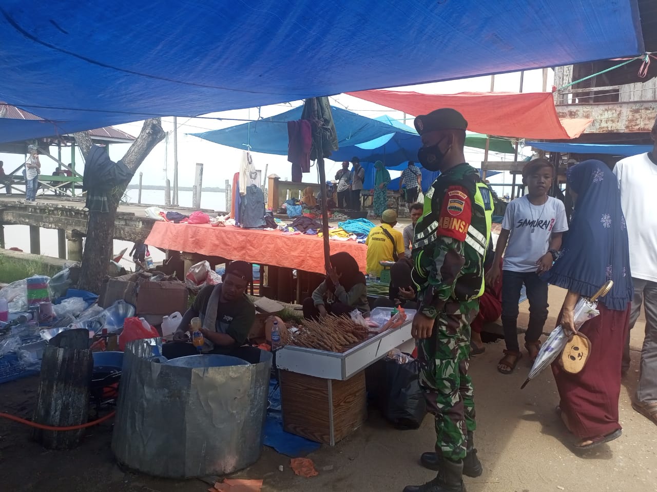 Terus Lakukan Penegakan Prokes Oleh Pratu Feri Ratnayasa