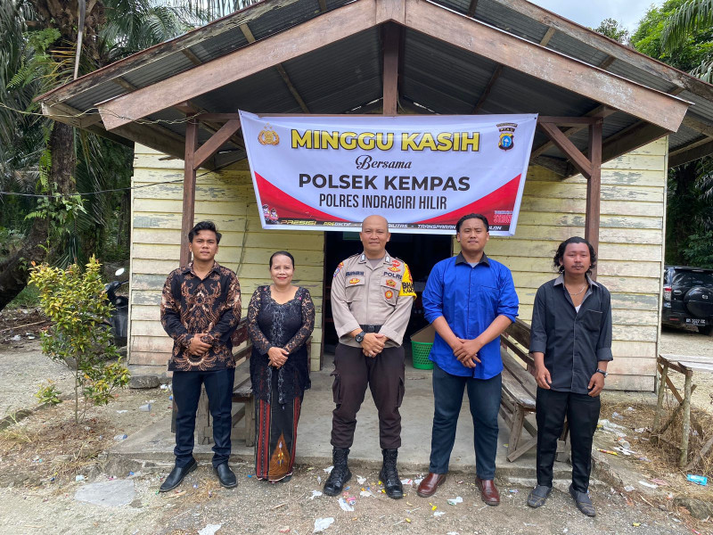 Minggu Kasih : Polsek Kempas Ajak Warga Jaga Kamtibmas Jelang Pilkada Serentak 2024