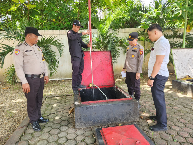 Polsek Kempas Gencar Patroli dan Cek Distribusi BBM di SPBU Jelang Lebaran 2024