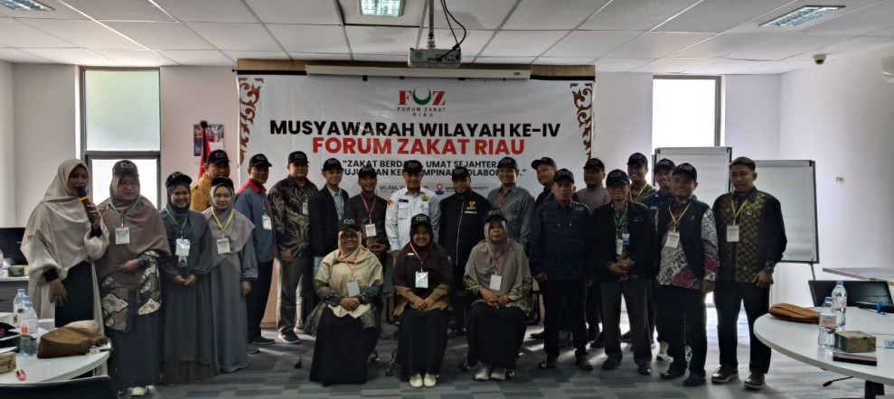Hasbi Alhudri Kembali Pimpin Forum Zakat Riau 2025-2029
