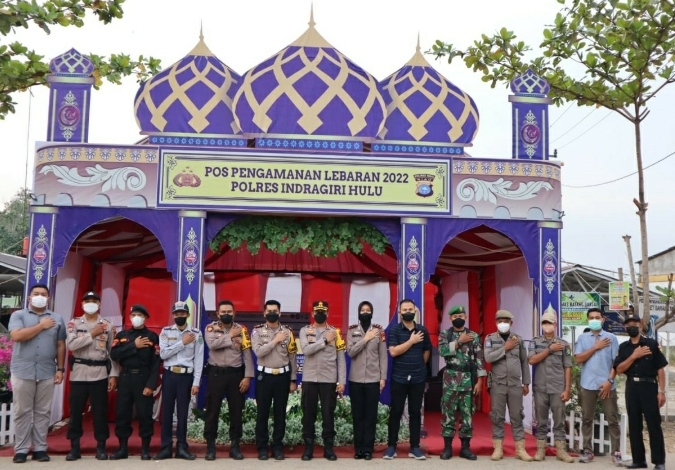 Hari Pertama Operasi, Kapolres Inhu Tinjau Pos Pam dan Pos Yan  se Inhu Hari Pertama Operasi, Kapolres Inhu Tinjau Pos Pam dan Pos Yan  se Inhu