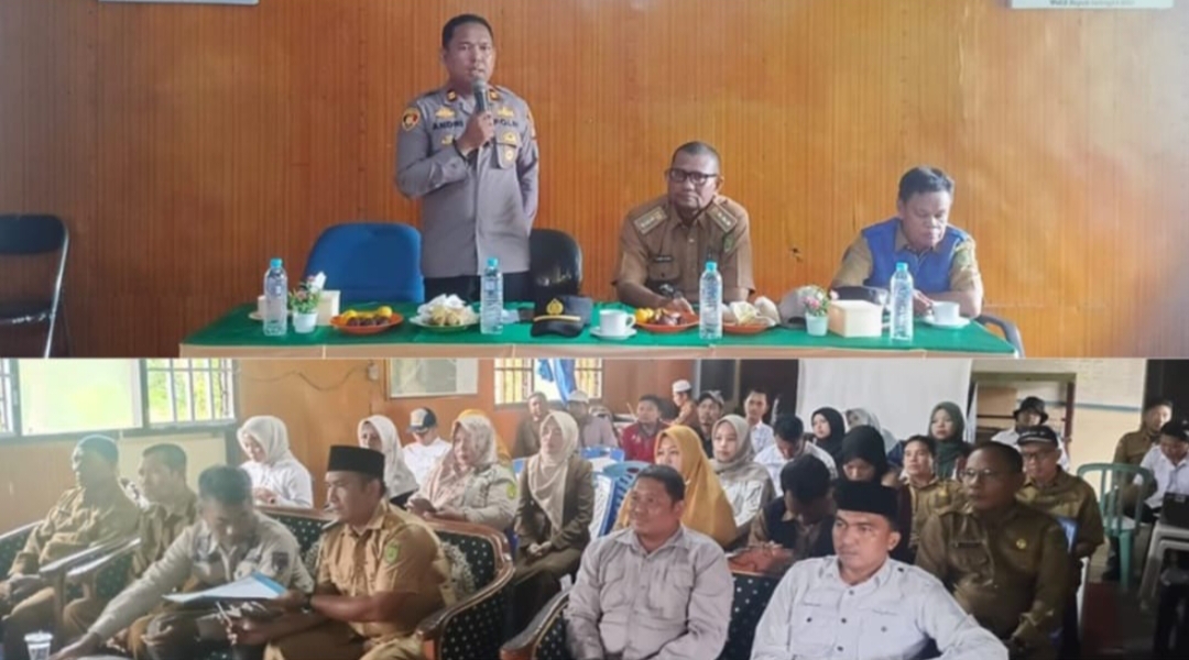 Kapolsek Batang Tuaka Hadiri Rapat Pembentukan Panitia MTQ Kabupaten dan Pembentukan Panitia BKAD