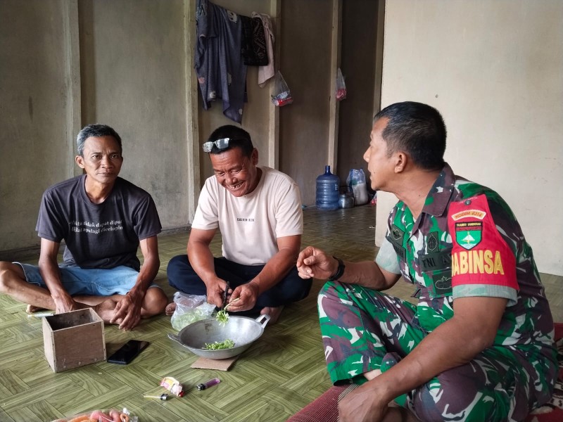 Pengawasan SDM Terus Dilakukan Bersama Babinsa Serda Johansah