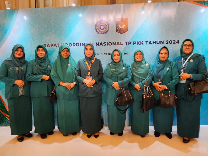 TP. PKK Kab. Kampar Hadiri Rakornas PKK 2024 Sekaligus Pelantikan Ketua Umum